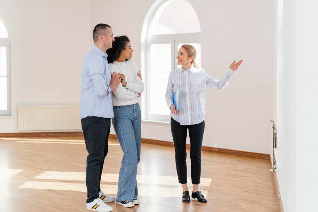 Wohnungsbesichtigung mit Vermieter